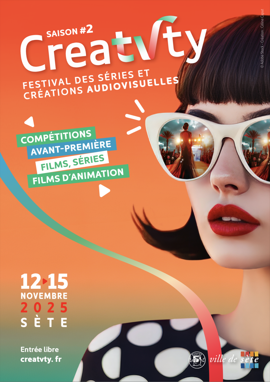 Affiche 2025 du festival CreaTVty