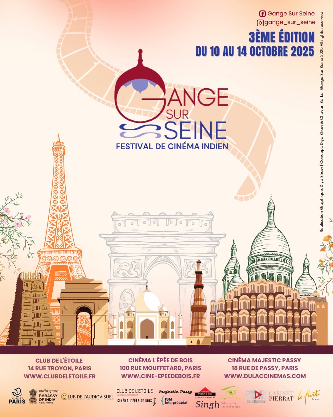 Affiche festival GANGE SUR SEINE, troisième édition
