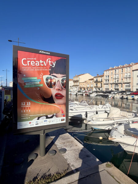 Affiche de CreaTVty, 2e édition, dans la ville de Sète - Ambivalent©