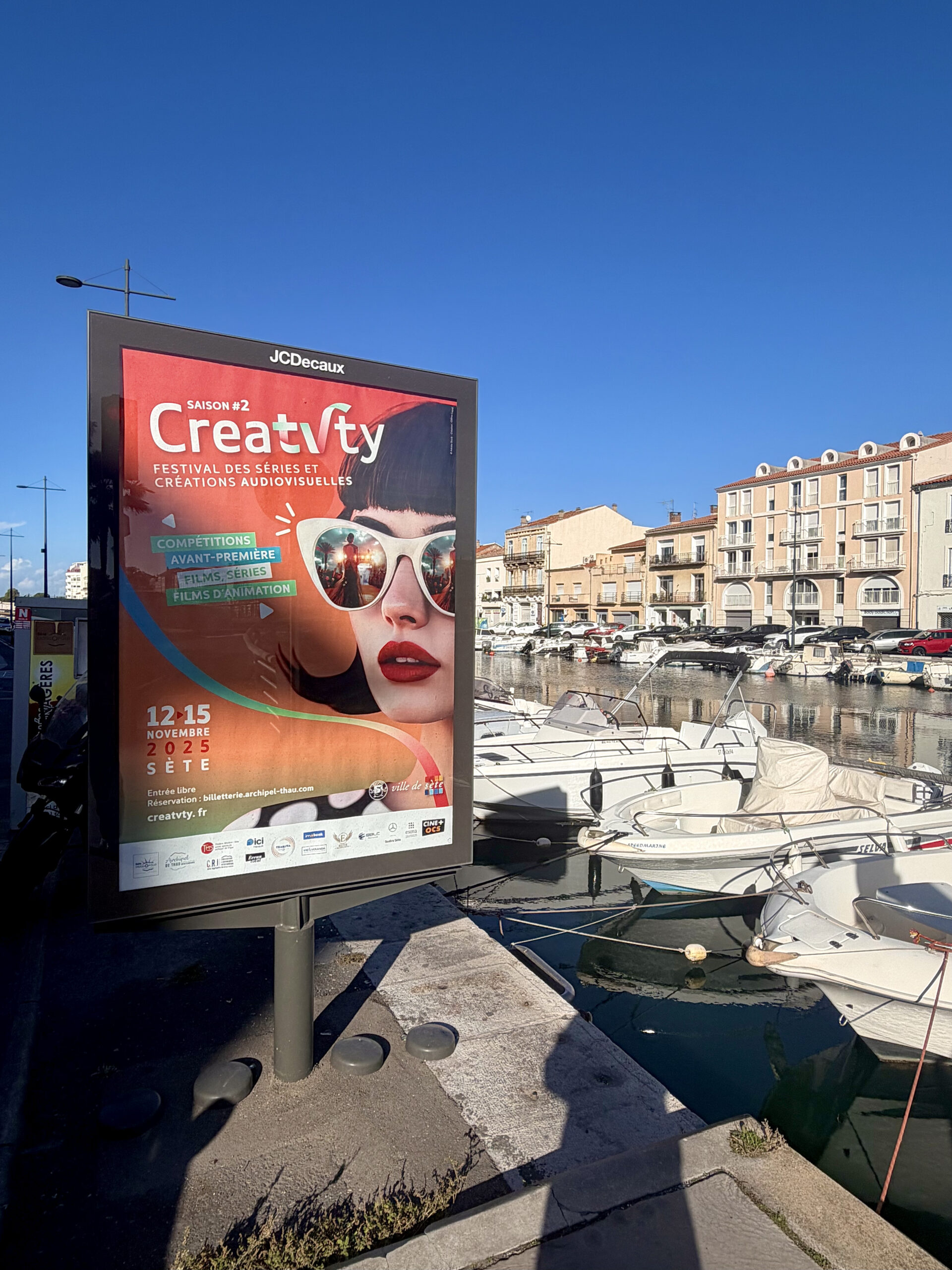 Affiche de CreaTVty, 2e édition, dans la ville de Sète - Ambivalent©