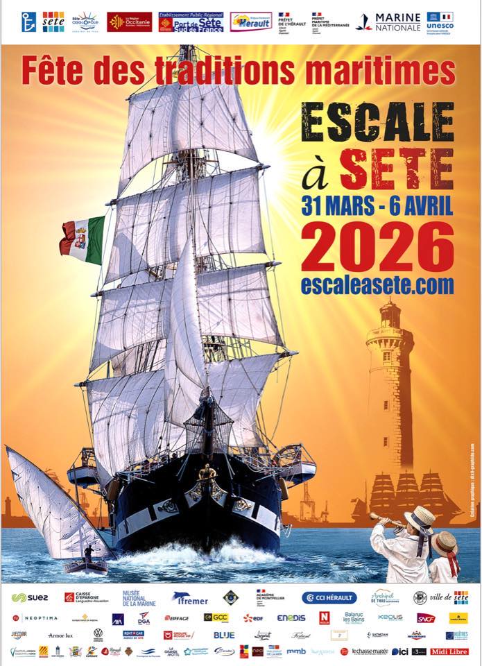 Affiche ESCALE À SÈTE 2026