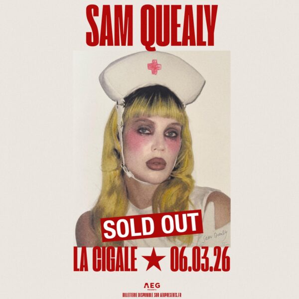 Affiche du concert de Sam Quealy à La Cigale - AEG Presents©