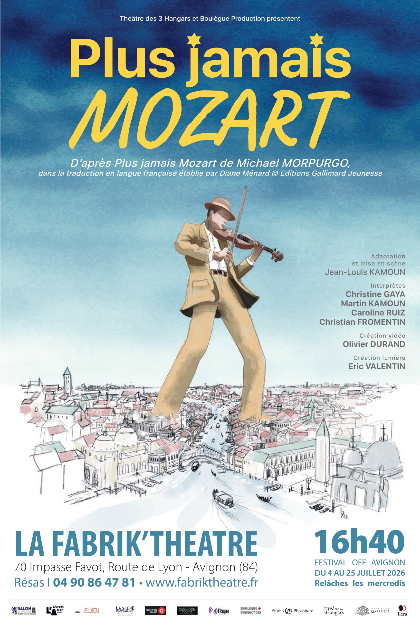 Affiche "Plus jamais Mozart"