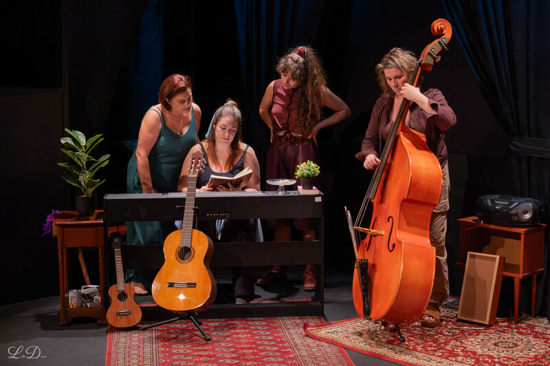 Stéphanie Roche, Hélène Avice, Sophie Maksimovic et Giliane Béguin par L.D.©