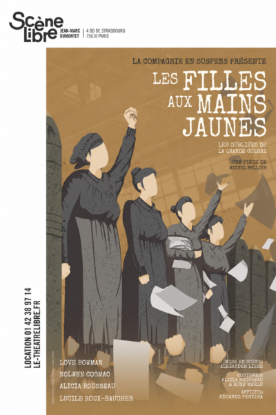 Affiche "La Fille aux mains jaunes"